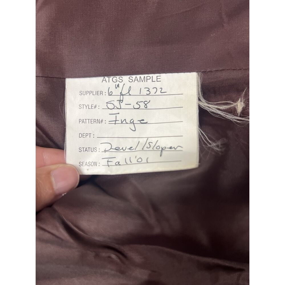 Vintage 2000 Sample Women’s Blazer Jacket Classic Tailored Old Money Fall Winter - Picture 6 of 16
